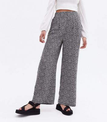 High Waist Wide Leg Trousers 