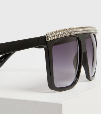 flat top sunglasses new look