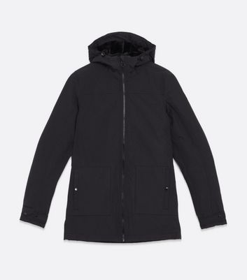 Regatta Black Hooded Waterproof Jacket 