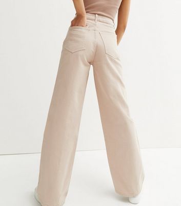 Click to view product details and reviews for Stone High Waist Adalae Wide Leg Jeans New Look.