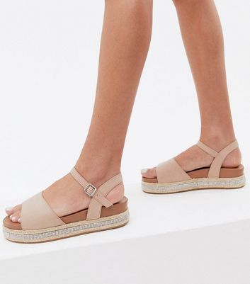 chunky espadrille sandals