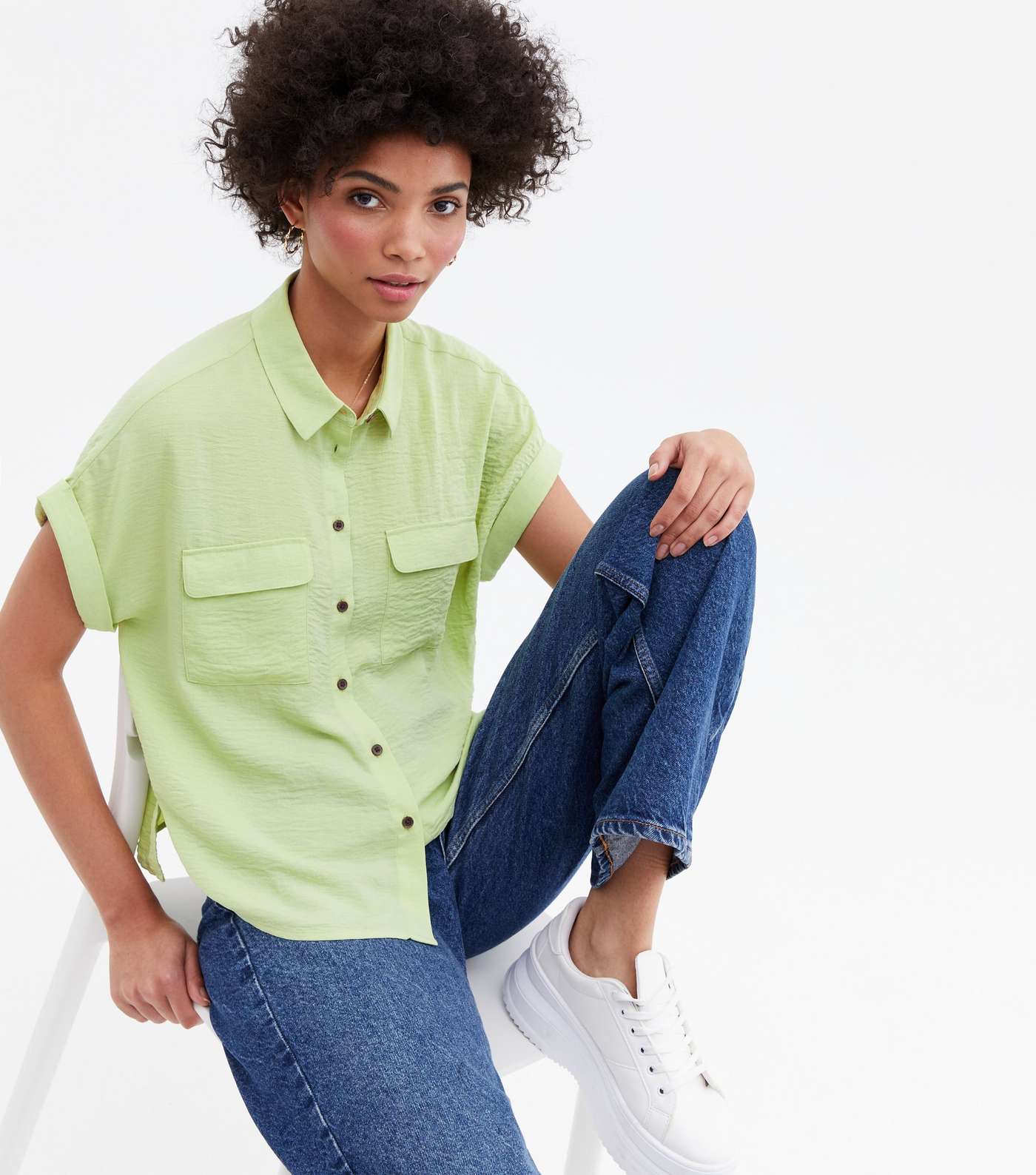 Mint Green Short Sleeve Shirt