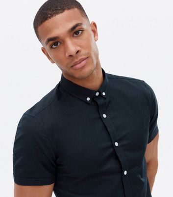 muscle fit button down