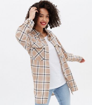 checked shirt womens new look