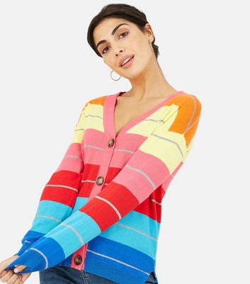 New look rainbow cardigan sale