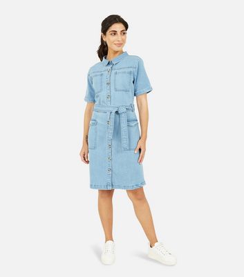 Warehouse denim utility sales dress