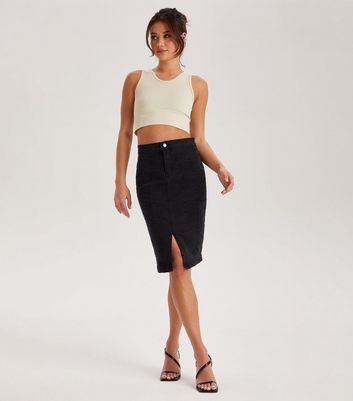 Rag & Bone Black frayed hem mini denim skirt - size UK 8 Cotton ref.983243  - Joli Closet