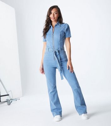 sacred hawk denim jumpsuit