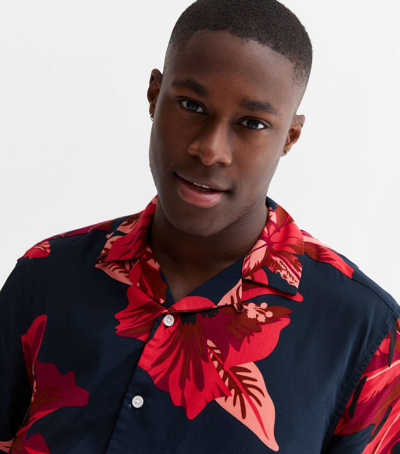 Only & Sons Red Tropical Short Sleeve Shirt Image 3