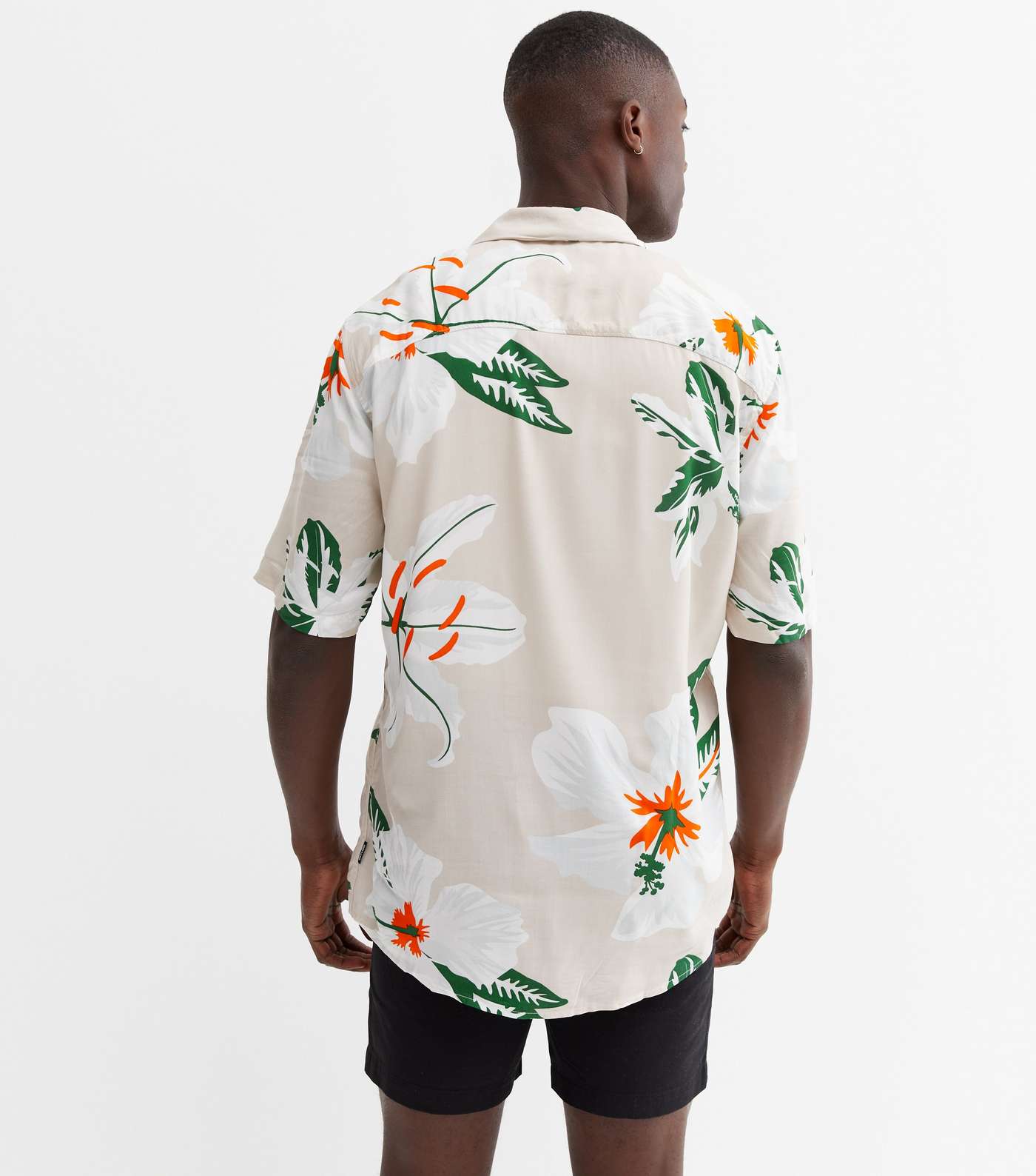 Only & Sons Stone Tropical Short Sleeve Shirt Image 4