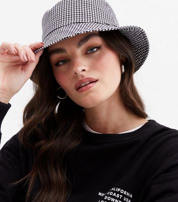 black bucket hat new look