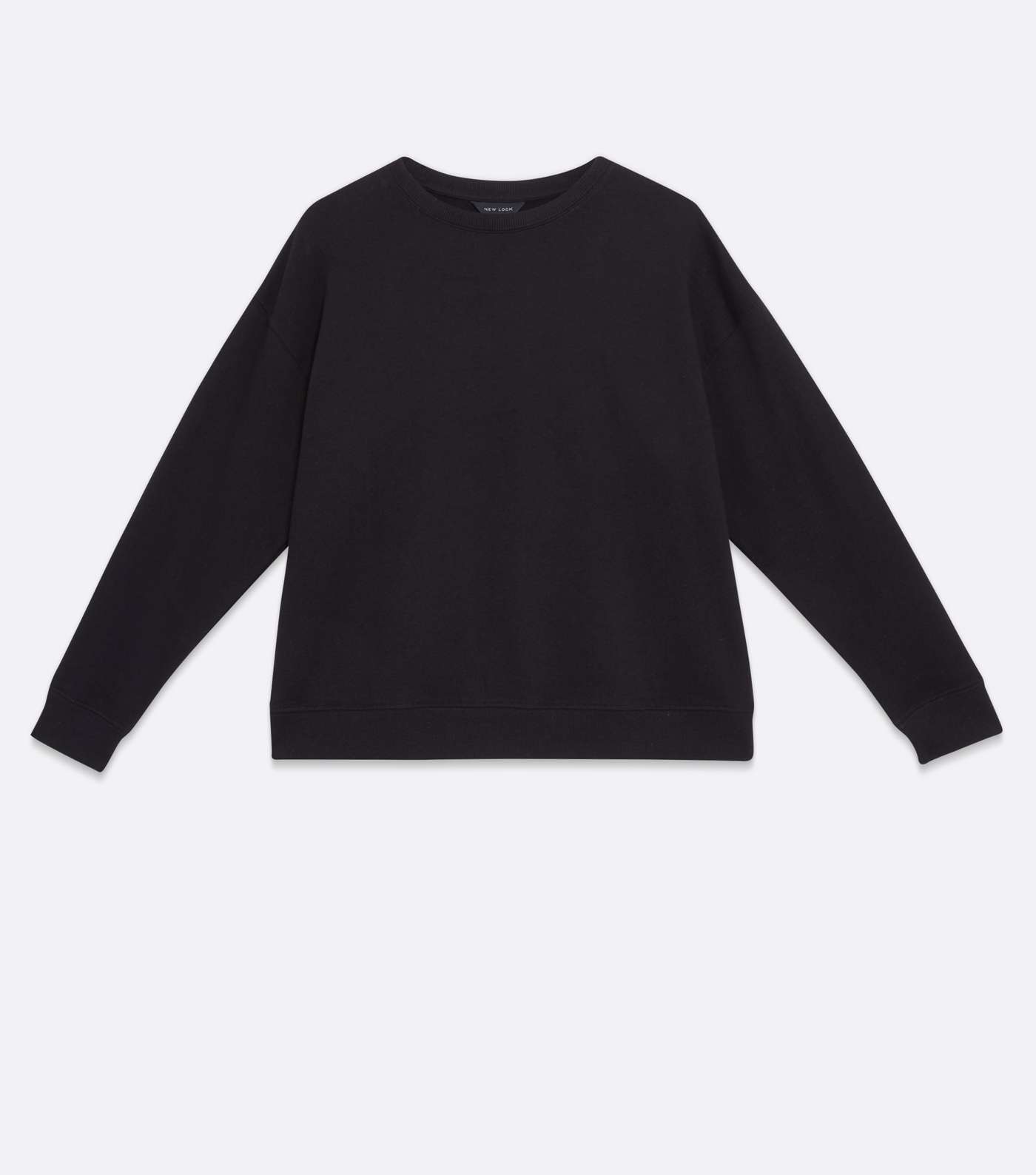 Black Jersey Sweatshirt Image 5