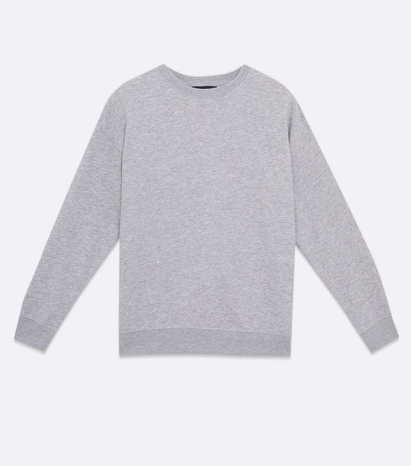 Pale Grey Jersey Sweatshirt Image 5