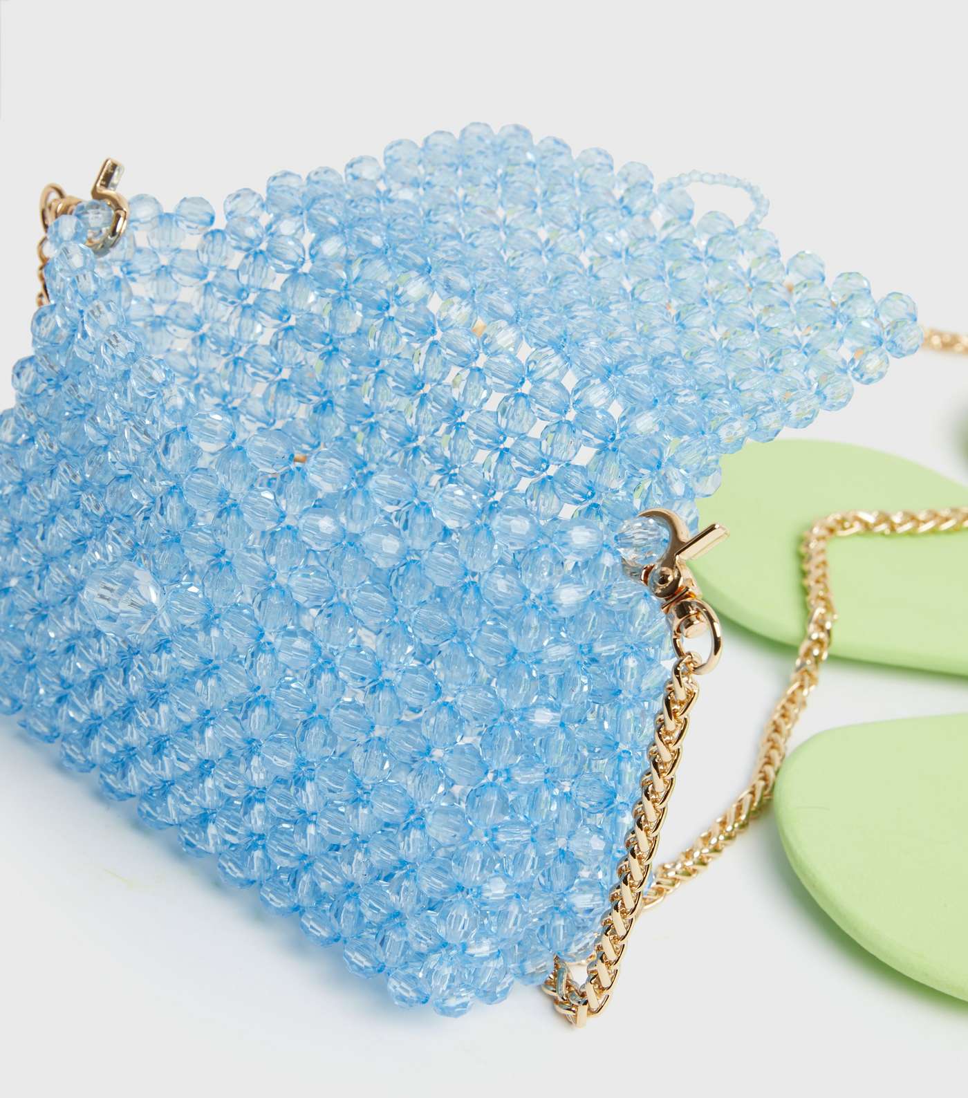 Made for the Wild Ones Blue Beaded Cross Body Bag Image 3
