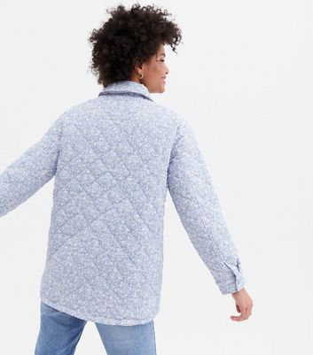 Click to view product details and reviews for Blue Ditsy Floral Quilted Shacket New Look. Click to view product details and reviews for Blue Ditsy Floral Quilted Shacket New Look.