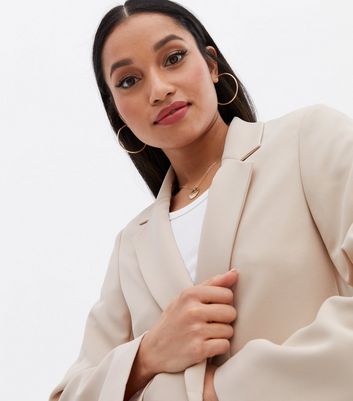Petite Stone Revere Relaxed Fit Blazer 
