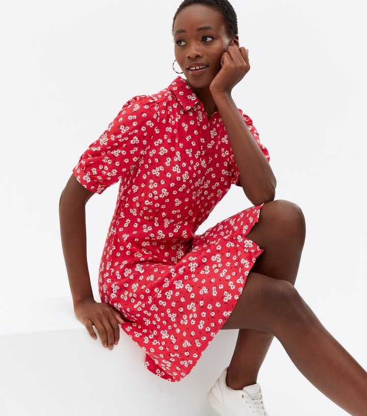 Fashion over 50: Target Red Floral Dress  Fashion over 50, Red floral  dress, Womens floral dress