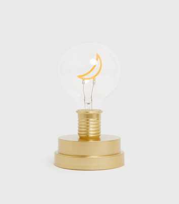 Gold Moon Light Bulb Lamp