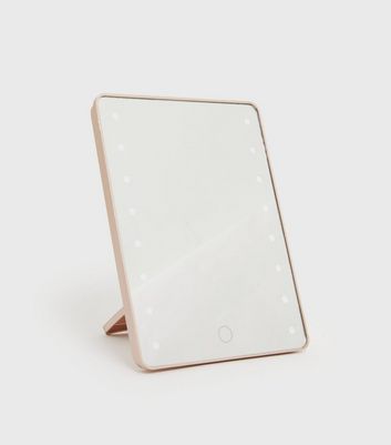 Rose Gold LED Standing Mirror