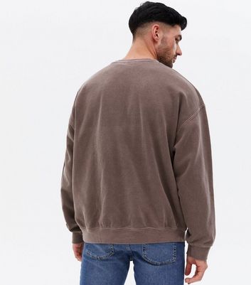 brown mens sweatshirt