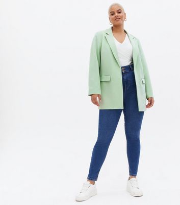 Mint green blazers sale