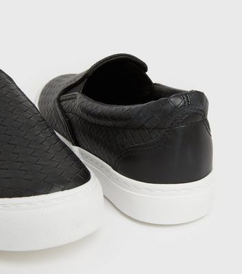 Black croc online trainers