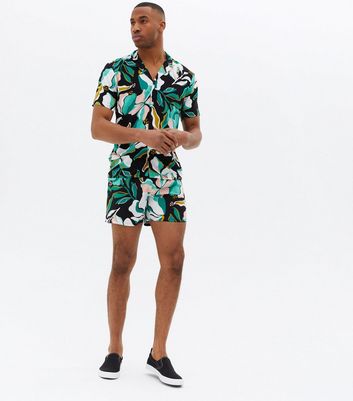 Black Floral Shorts | New Look