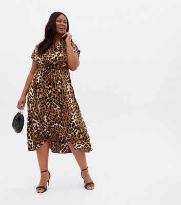 Leopard print hot sale curve dress