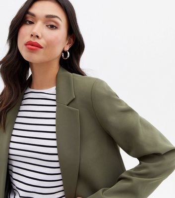 Khaki Relaxed Fit Blazer | New Look