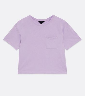 ★COOR★ Overfit boxy t-shirt baby purple CXE3TS05K-BPL Women's Club Boxy-T | Purple | On France