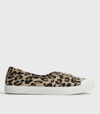 Cheetah print canvas store shoes