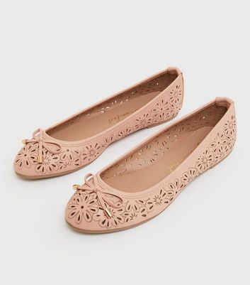 laser cut ballet pumps