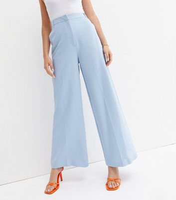 Blue Wide Leg Pants | Co-Ords | PrettyLittleThing USA