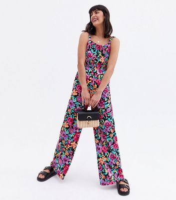 Blue Vanilla Multicoloured Floral Wide 