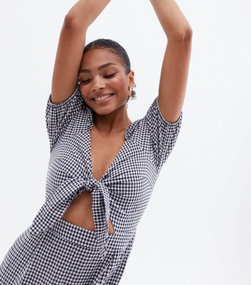 Gingham jumpsuit hot sale forever 21