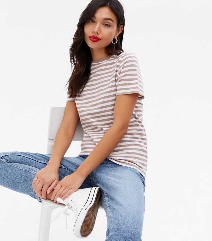 new look striped t shirt