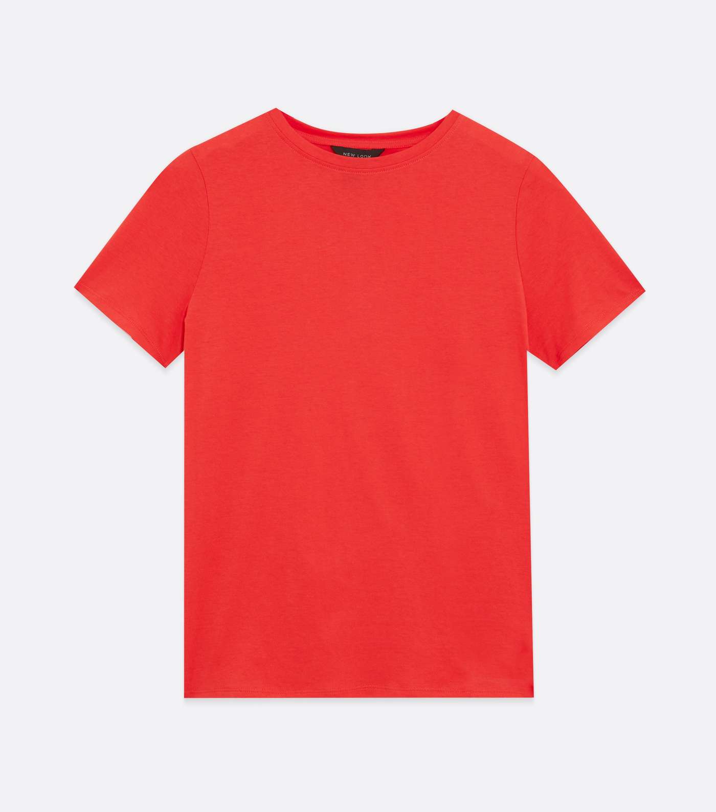 Red Short Sleeve Crew Neck T-Shirt Image 5
