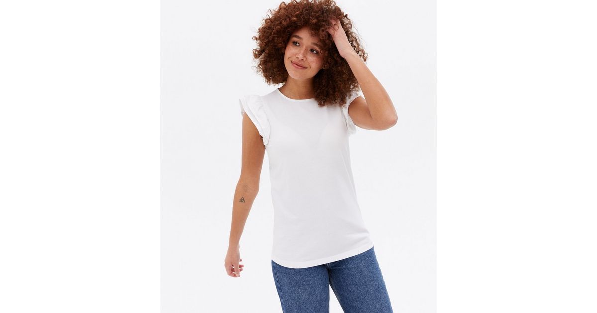 ladies white tee shirt