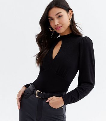 High neck store keyhole top