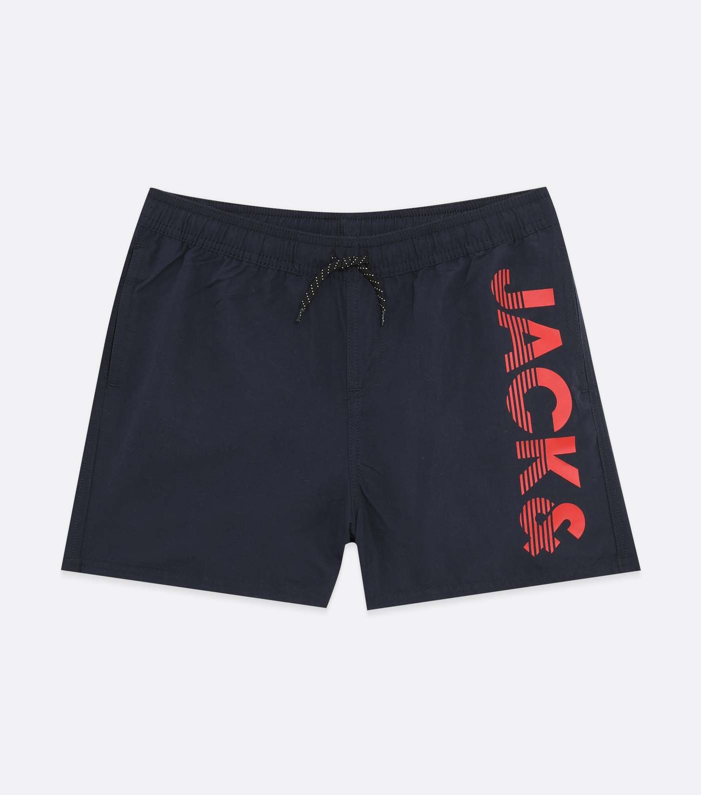 Jack & Jones Junior Navy Logo Swim Shorts Image 5