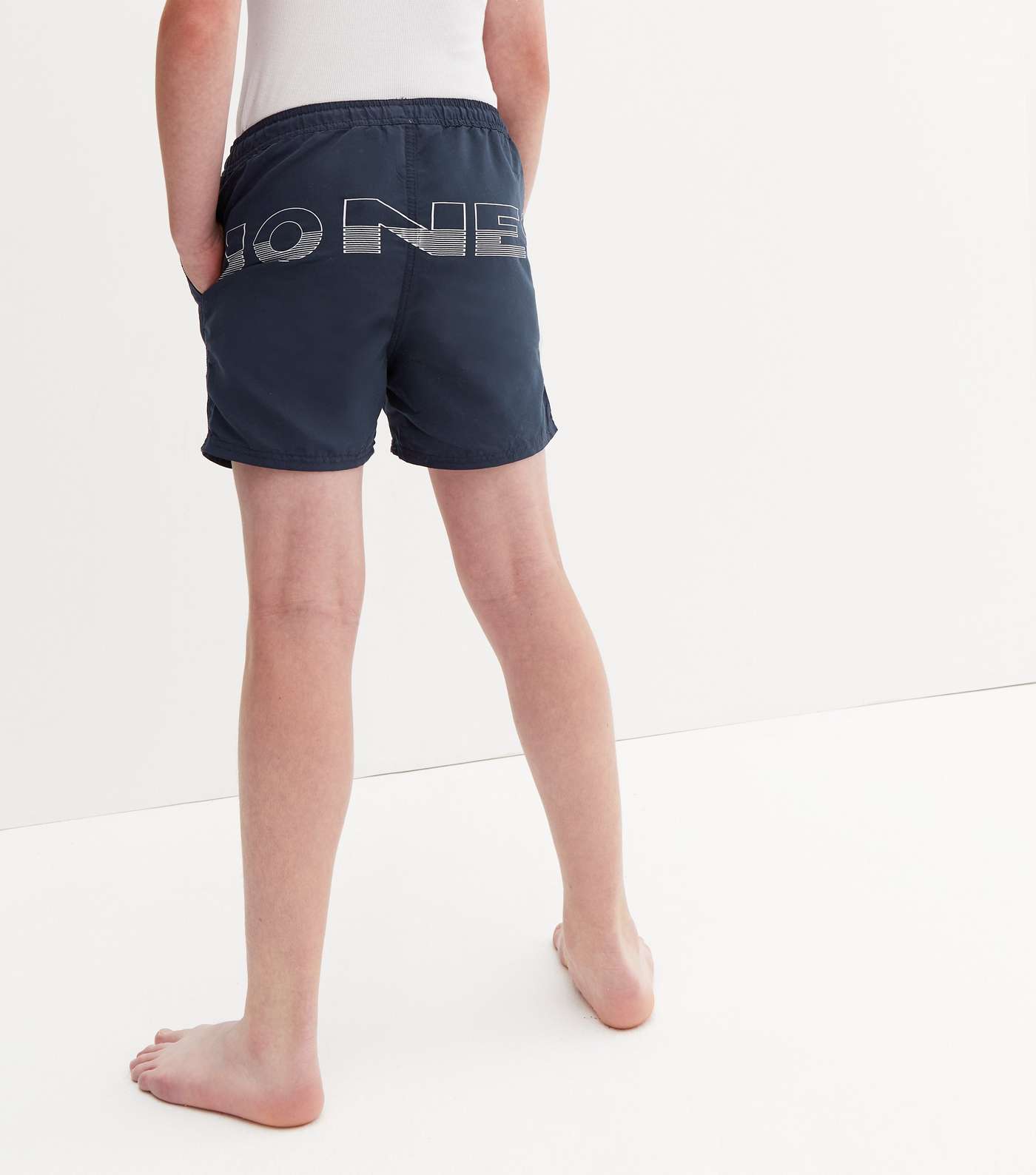Jack & Jones Junior Navy Towel Bag and Swim Shorts Beach Pack Image 5