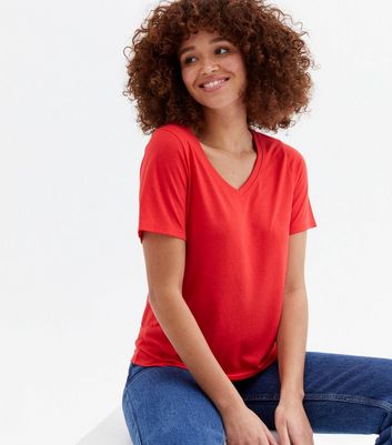 Women Knot Fold Shirt Tops V-Neck T-Shirt Off-The-Shoulder Short-Sleeve Blouse 