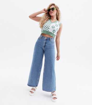 Turn up the Volume Blue Extreme Wide Leg Jeans