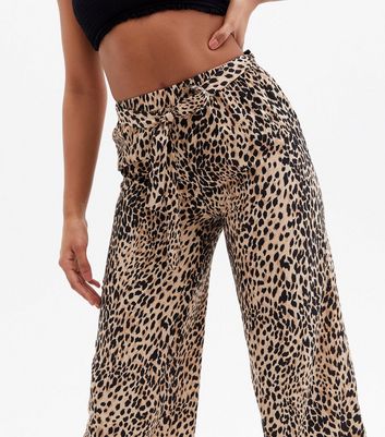 Leopard Woman Summer Trousers  Animal Print Summer Trousers