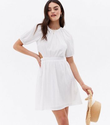 Click to view product details and reviews for White Seersucker Cut Out Mini Dress New Look. Click to view product details and reviews for White Seersucker Cut Out Mini Dress New Look.