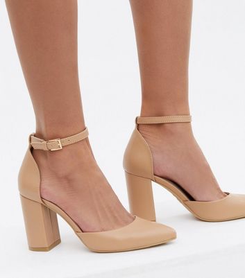 Pointed hot sale block heels