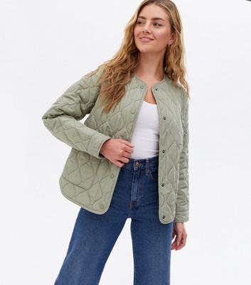 New look khaki on sale jacket