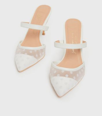 Click to view product details and reviews for Wide Fit White Spot Mesh Mid Heel Court Shoes New Look Vegan. Click to view product details and reviews for Wide Fit White Spot Mesh Mid Heel Court Shoes New Look Vegan.