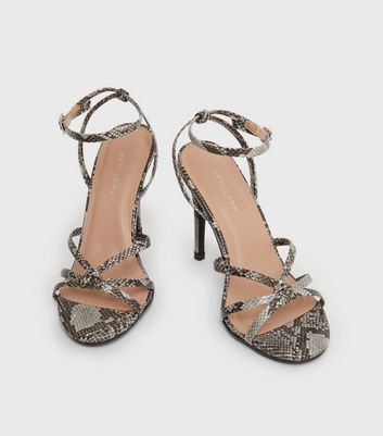 New look deals snake print sandals