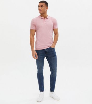 pink polo shirt mens outfit